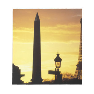 Europa, Frankreich, Paris, Place de Concorde. Notizblock