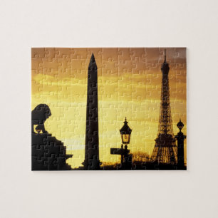 Europa, Frankreich, Paris, Place de Concorde. Puzzle