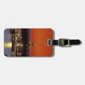 Europa, Frankreich, Paris. Sonnenblick auf Eiffel Gepäckanhänger (Vorderseite horizontal)