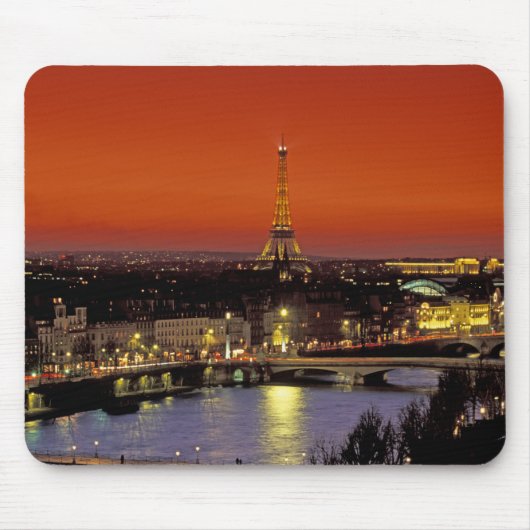 Europa, Frankreich, Paris. Sonnenblick auf Eiffel Mousepad (Vorne)