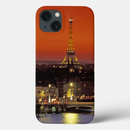 Europa, Frankreich, Paris Sonnenuntergang mit Blic Case-Mate iPhone Hülle (Rückseite)