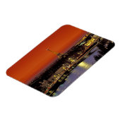 Europa, Frankreich, Paris Sonnenuntergang mit Blic Magnet (Linke Seite)