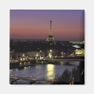 Europa, Frankreich, Paris, Sonnenuntergangsblick a Magnet