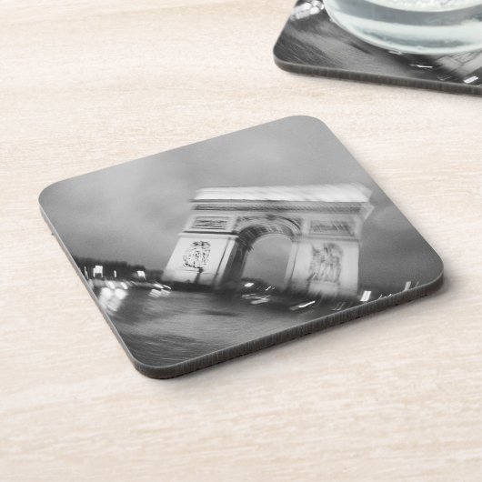 Europa, Frankreich, Paris. Spinning Arc de Triomph Untersetzer (Linke Seite)