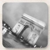 Europa, Frankreich, Paris. Spinning Arc de Triomph Untersetzer (Vorderseite)