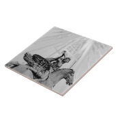 Europa, Frankreich, Paris. Statue und Riesenrad, 2 Fliese (Seite)