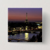 Europa, Frankreich, Paris, Sunset View Button (Vorderseite)