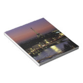 Europa, Frankreich, Paris, Sunset View Eiffel Notizblock (angewinkelt)