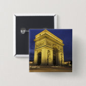 Europa, Frankreich, Paris. Triumphbogen Button (Vorne & Hinten)