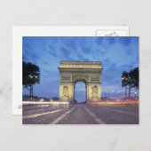 Europa, Frankreich, Paris Triumphbogen Postkarte (Vorne/Hinten)
