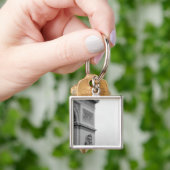 Europa, Frankreich, Paris. Triumphbogen und 2 Schlüsselanhänger (Hand)