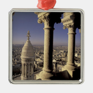 Europa, Frankreich, Paris, View Paris durch Ornament Aus Metall