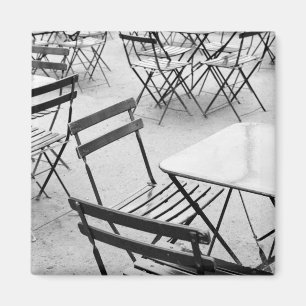 Europa, Frankreich, Paris. Vorsitz: Jardin du 3 Magnet