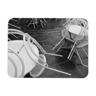 Europa, Frankreich, Paris. Vorsitz: Jardin du 4 Magnet