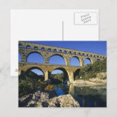 Europa, Frankreich, Pont du Gard. Pont du Gard Postkarte (Vorne/Hinten)