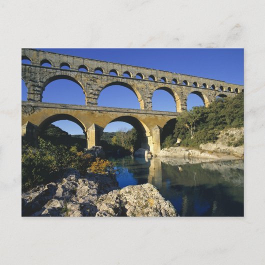Europa, Frankreich, Pont du Gard. Pont du Gard Postkarte (Vorderseite)