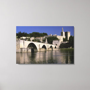 Europa, Frankreich, Provence, Avignon. Palais des Leinwanddruck