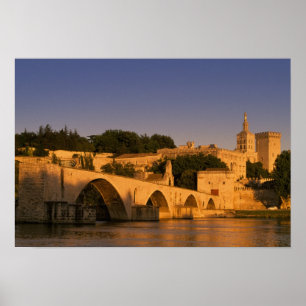 Europa, Frankreich, Provence, Avignon. Palais des Poster