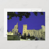 Europa, Frankreich, Provence, Avignon. Palais des Postkarte (Vorne/Hinten)