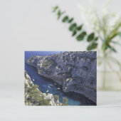 Europa, Frankreich, Provence, Calanques. Kalkstein Postkarte (Stehend Vorderseite)
