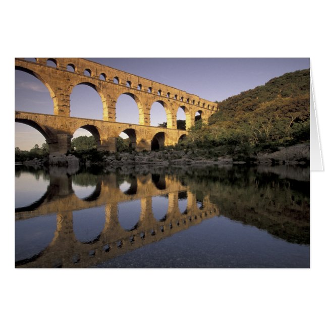 Europa, Frankreich, Provence, Gard, Pont du Gard, (Vorderseite (Horizontal))