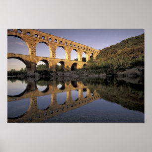 Europa, Frankreich, Provence, Gard; Pont du Gard, Poster