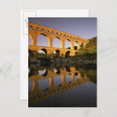 Europa, Frankreich, Provence, Gard. Pont du Gard Postkarte (Vorne/Hinten)