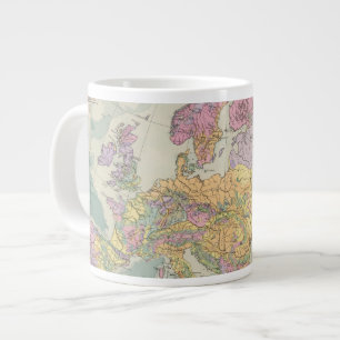 Europa - Geologische Karte Europas Jumbo-Tasse
