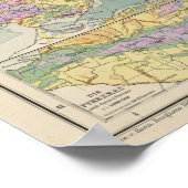 Europa - Geologische Karte Europas Poster (Ecke)