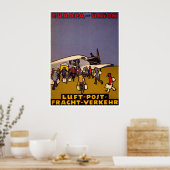 Europa-Gewerkschaft Luft Post Poster (Küche)