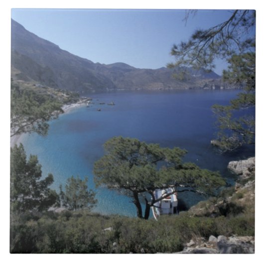 Europa, Griechenland, Karpathos, Dodecanese; Apell Fliese (Vorderseite)