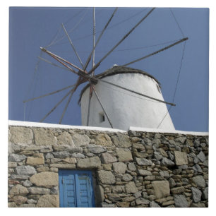 Europa, Griechenland, Mykonos. 2 Fliese