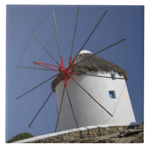 Europa, Griechenland, Mykonos.3 Fliese
