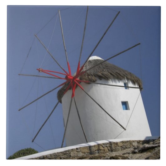 Europa, Griechenland, Mykonos.3 Fliese (Vorderseite)