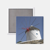 Europa, Griechenland, Mykonos. 3 Magnet (Vorderseite/Rückseite)