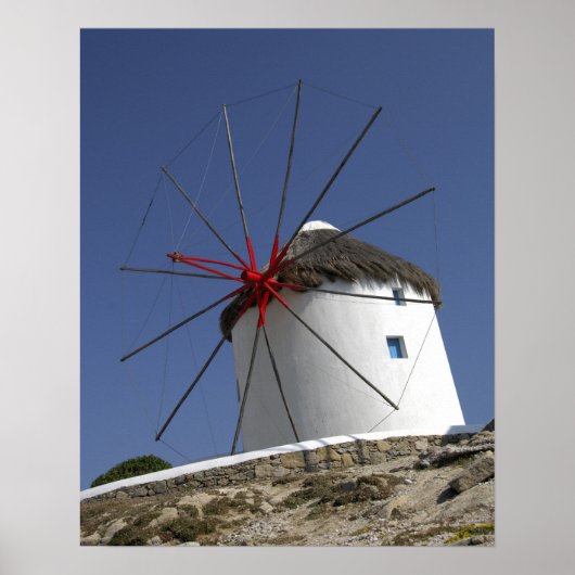 Europa, Griechenland, Mykonos. 3 Poster (Vorne)