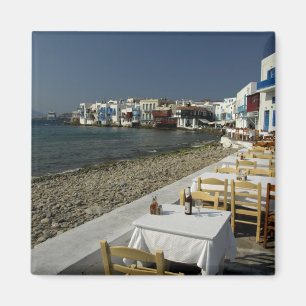 Europa, Griechenland, Mykonos. Ansichten der Küste Magnet