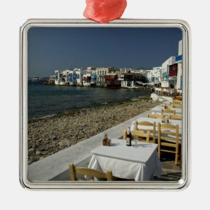 Europa, Griechenland, Mykonos. Ansichten der Küste Ornament Aus Metall