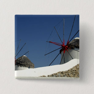 Europa, Griechenland, Mykonos. Button