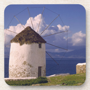 Europa, Griechenland, Mykonos. Ein auffallendes We Untersetzer