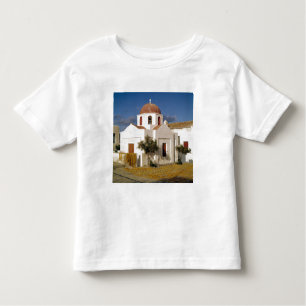 Europa, Griechenland, Mykonos. Fischernetze trocke Kleinkind T-shirt