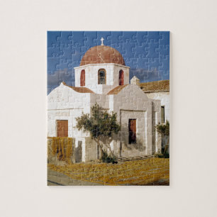 Europa, Griechenland, Mykonos. Fischernetze trocke Puzzle