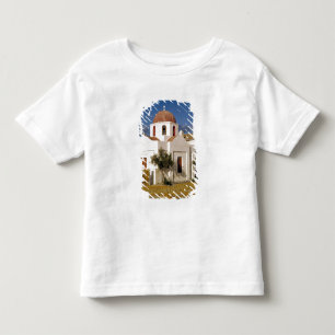 Europa, Griechenland, Mykonos. Fischernetze trockn Kleinkind T-shirt