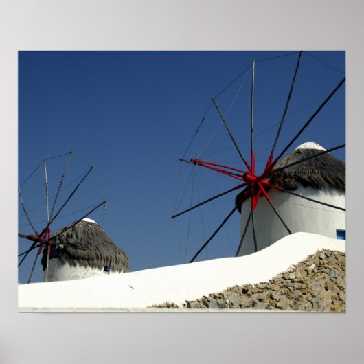 Europa, Griechenland, Mykonos. Poster (Vorne)