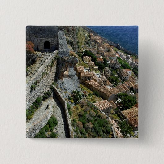 Europa, Griechenland, Peloponnes, Monemvasia Button (Vorderseite)