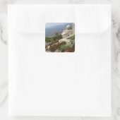 Europa, Griechenland, Peloponnes, Monemvasien (Sin Quadratischer Aufkleber (Tasche)