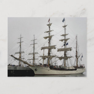 Europa Großschiff im Hafen von Halifax Postkarte
