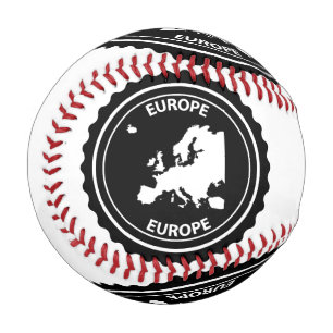 Europa-Gummi-Briefmarke Baseball