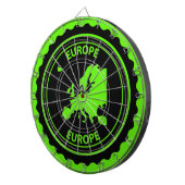 Europa-Gummi-Briefmarke Dartscheibe (Vorderseite rechts)