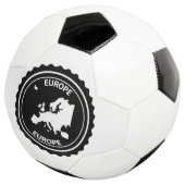 Europa-Gummi-Briefmarke Fußball (Dreiviertel)